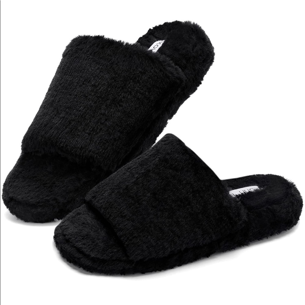 Fuzzy slippers